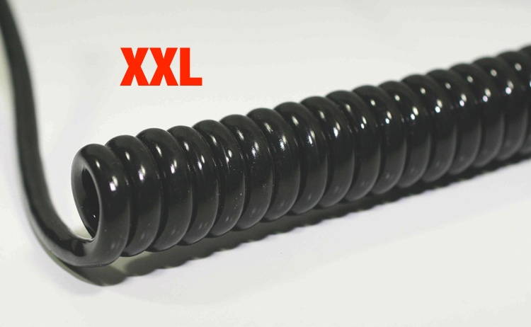 Spiralkabel Elektronik-Leitungen geschirmt, XXL Li12YD11Y 2x0,14
